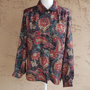 Vintage - Notations Paisley Blouse